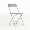 Flash Furniture Folding Chair - Grey Plastic - Event Chair LE-L-3-GREY-GG
